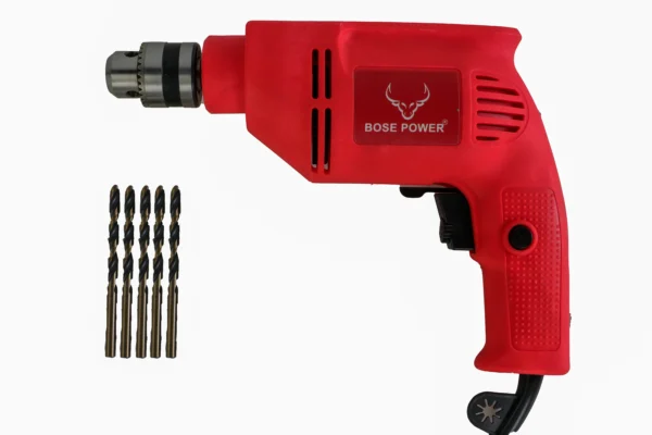 BOSE POWER CORDED DRILL MACHINE, 500W MOTOR, 10M CHUCK SIZE, 4500RPM, FORWARD/REVERSE ROTATION & SWITCH LOCK FUNCTION BP-DR-10MM-XR - Image 2