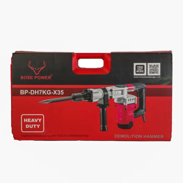 BOSE POWER DEMOLITION HAMMER 7KG, 35MM, 1500W, 3750BPM (BP-DH7KG-X35) - Image 4