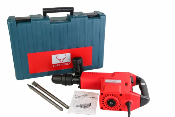BOSE POWER DEMOLITION HAMMER 11KG CORDED ELECTRIC 1500W, BREAKER MACHINE, 1890 BPM (BP-DH-11E) - Image 7