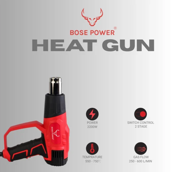 BOSE POWER HEAT GUN, 2200W, (BP-HAG-X2200W) - Image 7