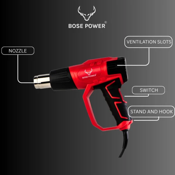 BOSE POWER HEAT GUN, 2200W, (BP-HAG-X2200W) - Image 8